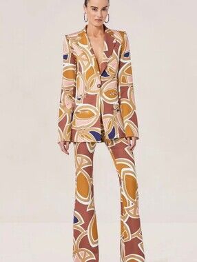 Alexis Abstract Printed Blazer